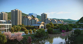 古丈县城规划三维高端地产动画