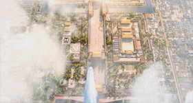 合众人寿峰会开场三维高端地产动画