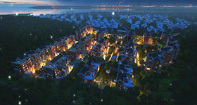 八仙台-香山四季三维地产动画