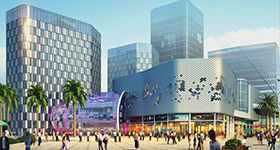 安徽盛妆电商科技创业园三维规划动画