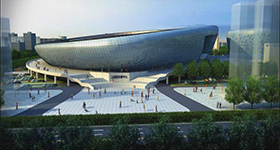 上杭体育中心三维投标动画